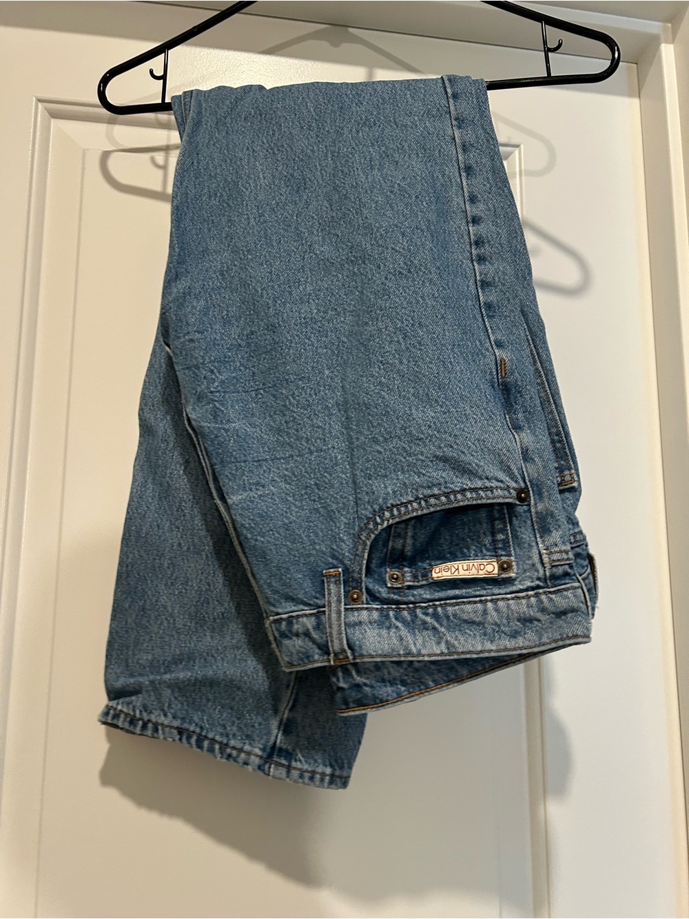 Calvin Klein Straight Fit Light Blue Denim Jeans